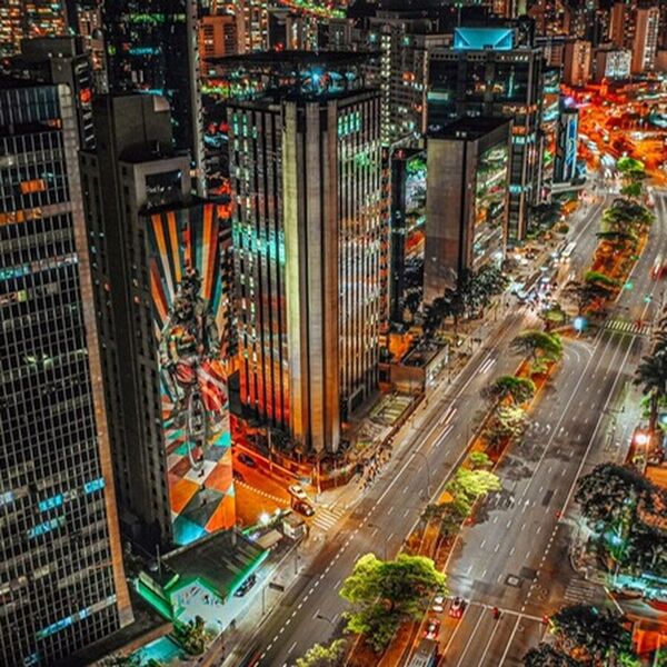 圣保罗商务区城市景观